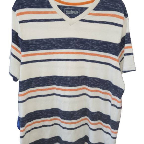 Urban Pipeline Men’s V-Neck T-shirt. Size: Large - Picture 1 of 7